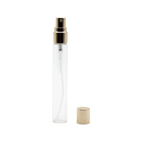 Staklena boca, prozirna, 10mL, Parfemska sa sprej pumpicom i čepom
